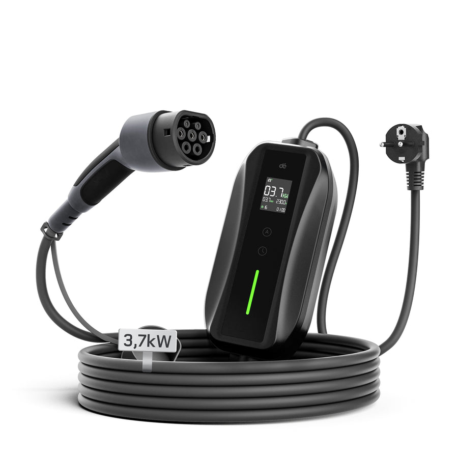dé Cable de carga Tipo 2 con enchufe Schuko (16A)