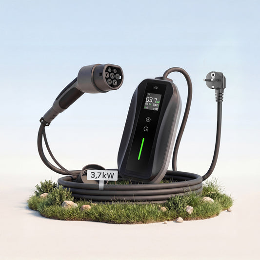 dé Cable de carga Tipo 2 con enchufe Schuko (16A)