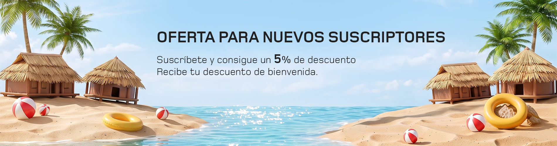 Oferta del 5% para nuevos suscriptores