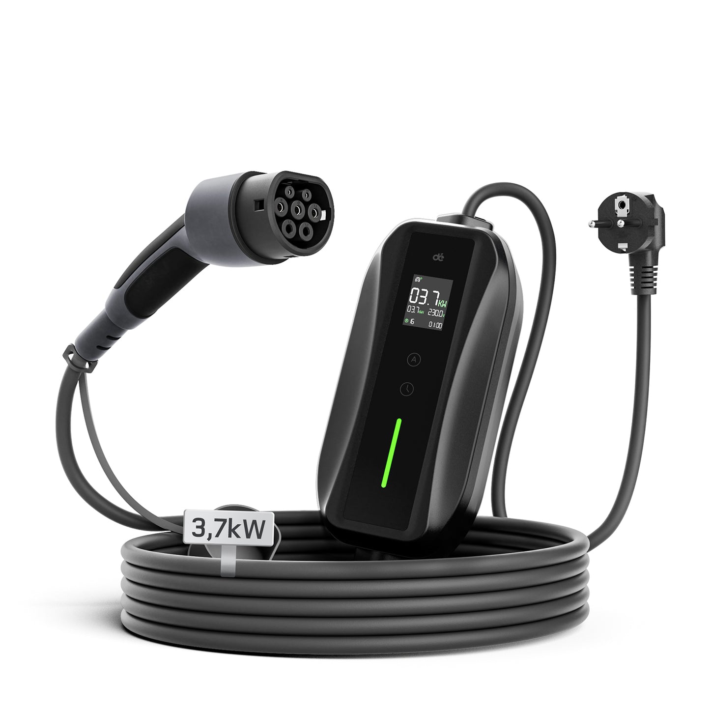 dé Cable de carga Tipo 2 con enchufe 16A 3,7kW - De segunda mano - Como nuevo (al 80 %)