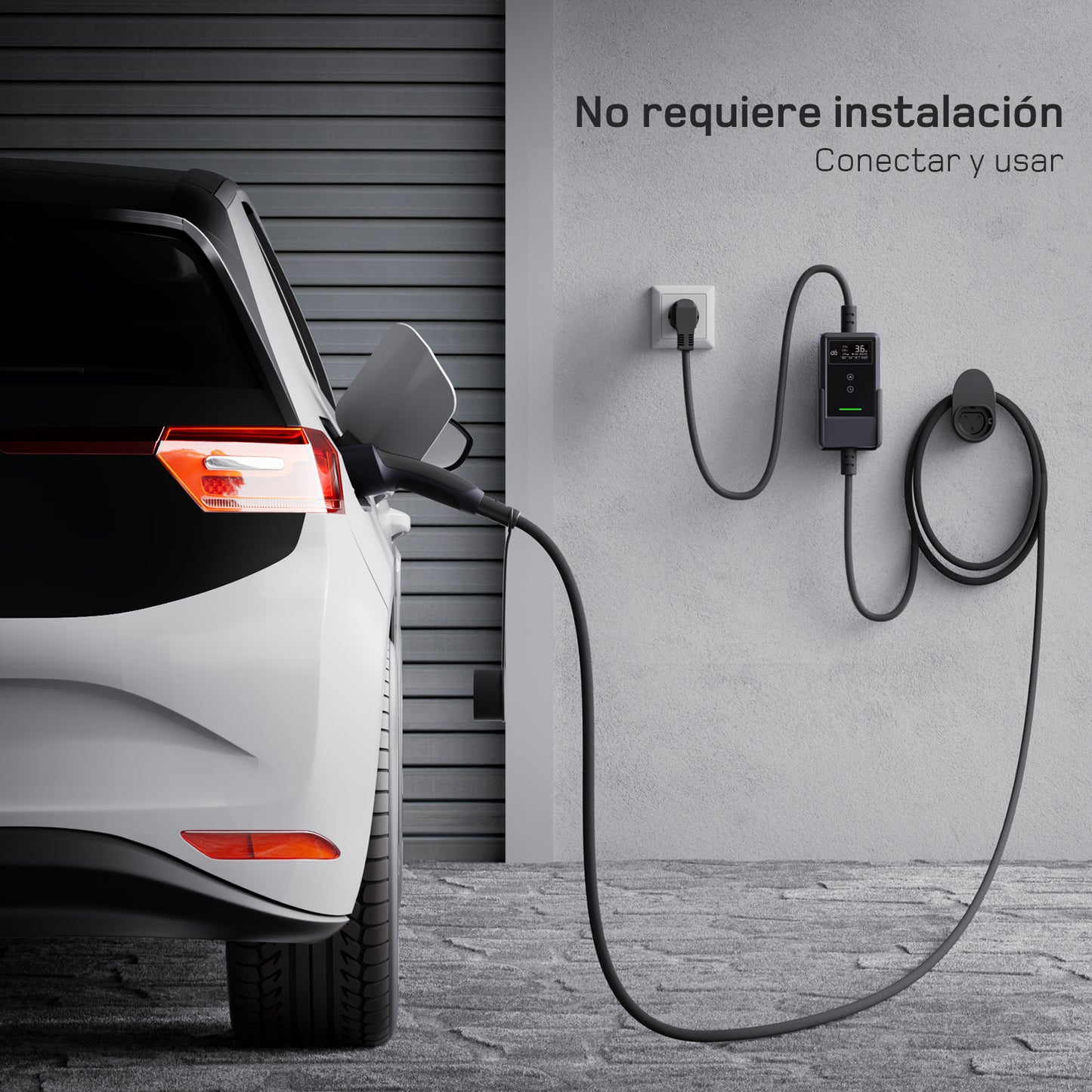 dé Cargador Tipo 2–Schuko v2 16A 3,7 kW
