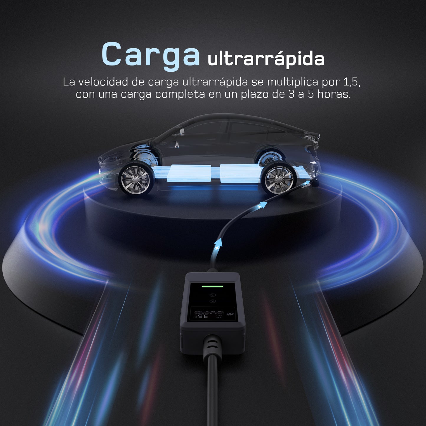 dé Cargador Tipo 2–Schuko v2 16A 3,7 kW