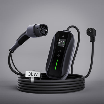 dé Cable de carga Tipo 2 con enchufe Schuko (16A)