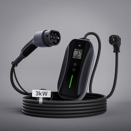 dé Cable de carga Tipo 2 con enchufe Schuko (16A)