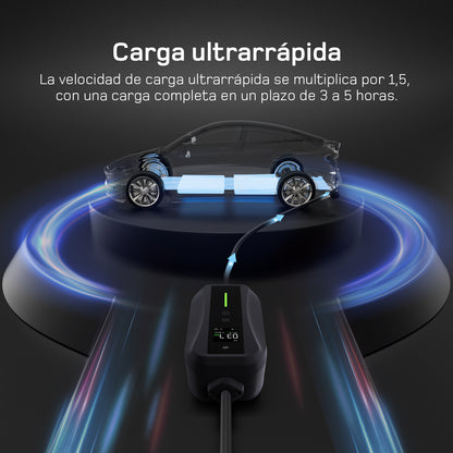 dé Cable de carga Tipo 2 con enchufe Schuko (16A)