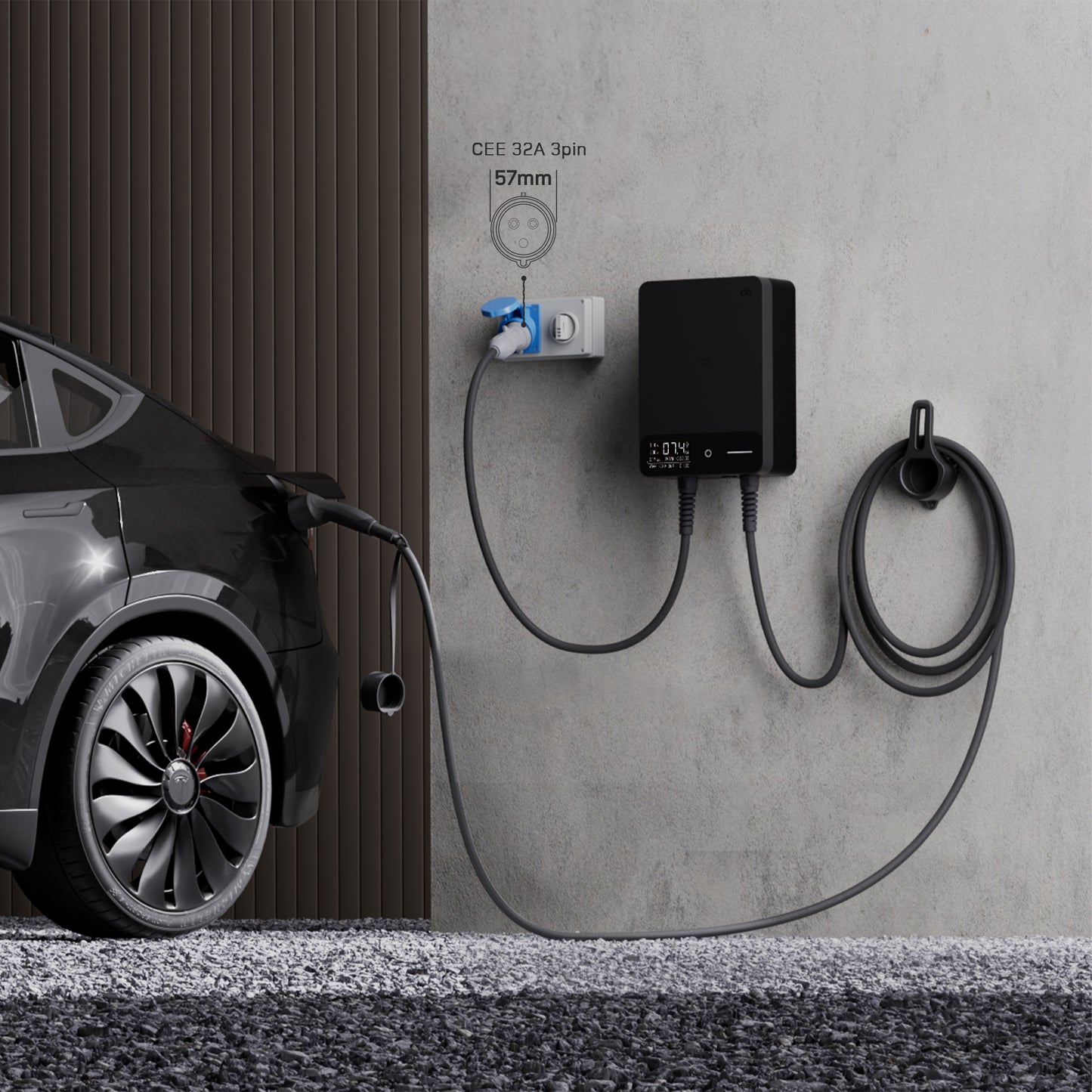 dé Wallbox 7,4 kW Monofásico Tipo 2 (32A)