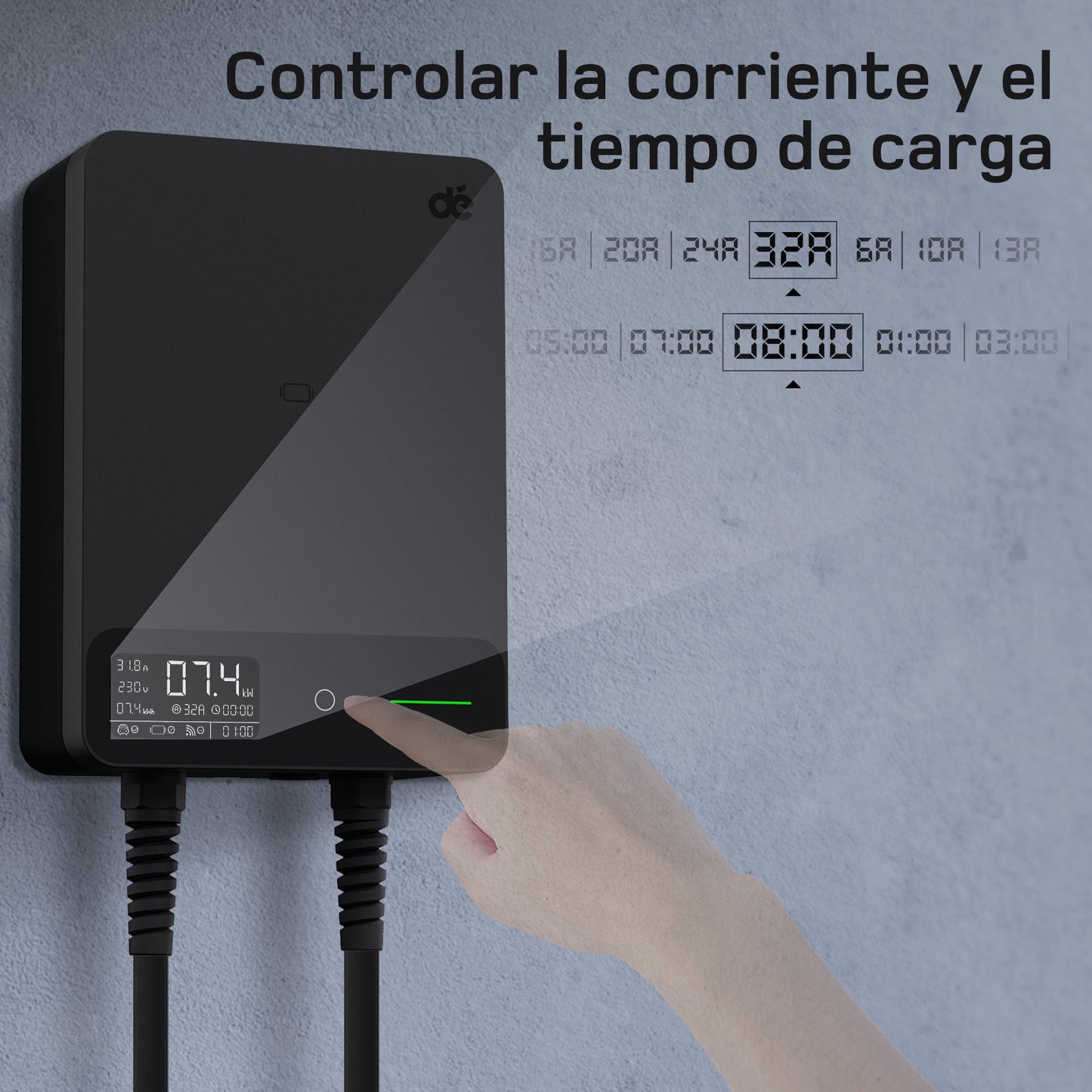 dé Wallbox 7,4 kW Monofásico Tipo 2 (32A)
