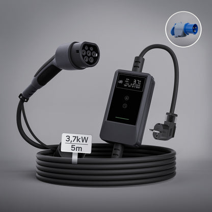 dé Cargador Tipo 2–Schuko v2 16A 3,7 kW