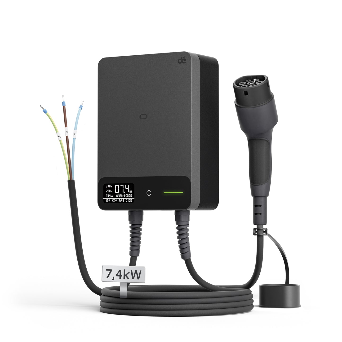 dé Wallbox 7,4kW Monofásico Tipo 2 - De segunda mano - Como nuevo (al 80 %)