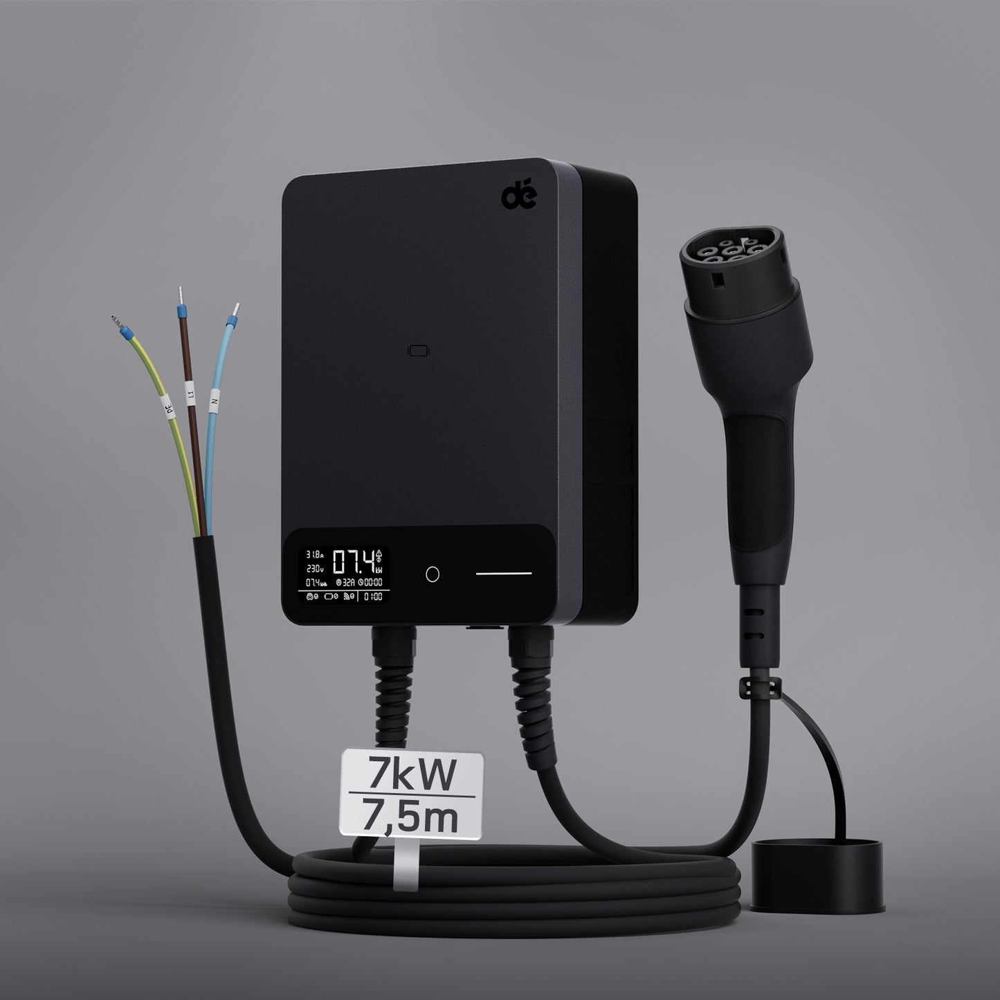 dé Wallbox 7,4 kW Monofásico Tipo 2 (32A)